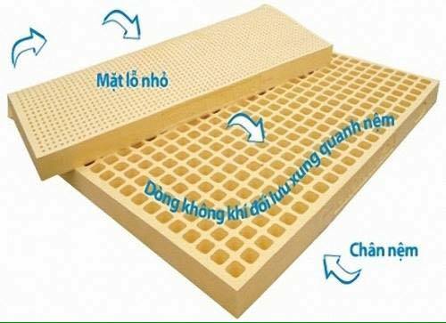 [HCM] NỆM CAO SU THIÊN NHIÊN SOHAN 1m x 2m x 10 cm  TẶNG 1 GRA THUN BỌC NỆM CAO CẤP