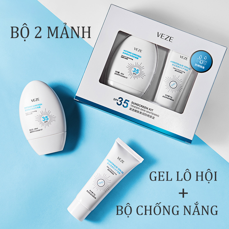 Tuz - Bộ Kem Chống Nắng Dưỡng Ẩm Làm Đẹp Trẻ Hóa Làn Da Veze