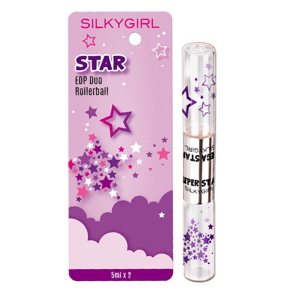 [Hcm]Silkygirl Nước Hoa 2 Đầu 4 Hương Edp Duo Roller Ball10Ml - Star