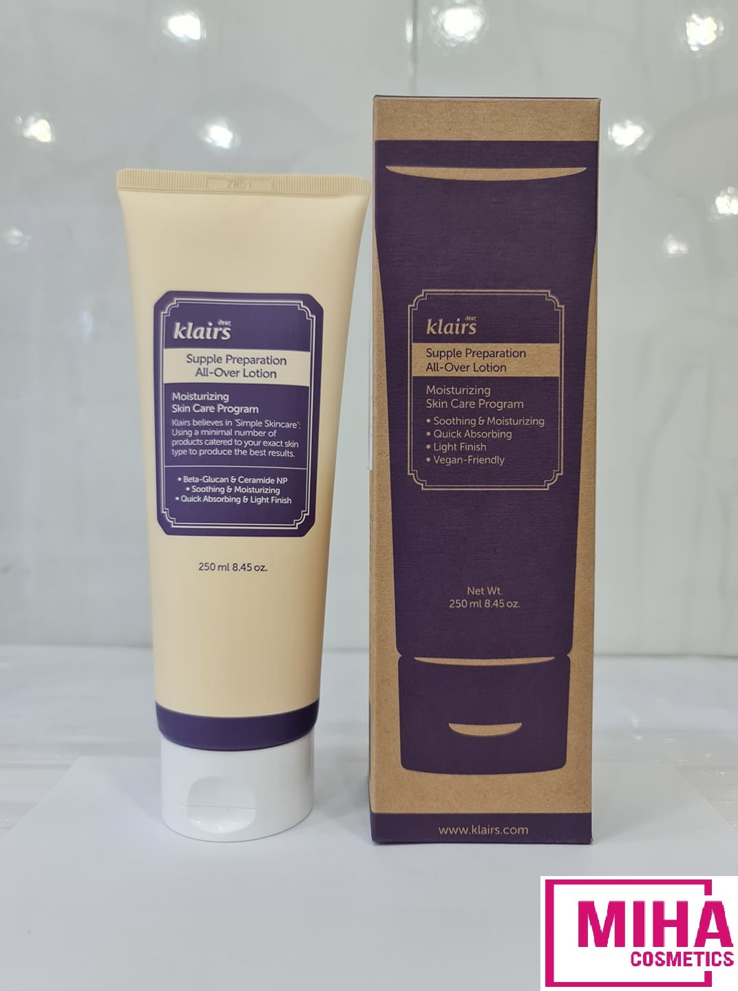 Kem Dưỡng Da Đa Năng Dear Klairs Supple Preparation All Over Lotion 250Ml