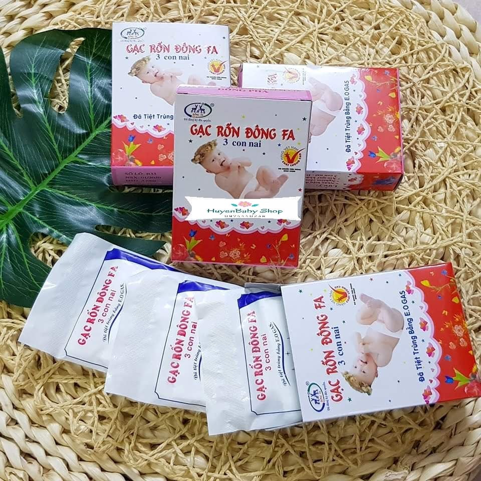 [Combo 5 Hộp] Băng Rốn Cho Bé Đông Pha - Gạc Rốn Băng Rốn Kháng Khuẩn Tiệt Trùng An Toàn Cho Bé - Băng Rốn Cho Trẻ Sơ Sinh