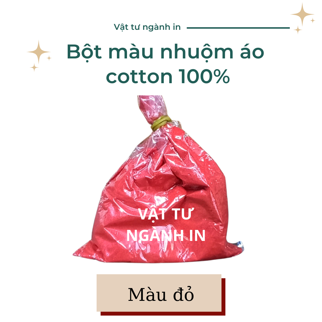 Bột màu nhuộm vải cotton 100%