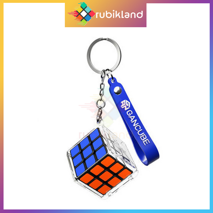 Rubik Gan328 Móc Khóa Rubik Gan 328 3x3 Mini Stickerless Rubic 3 Tầng Đồ Chơi Trí Tuệ
