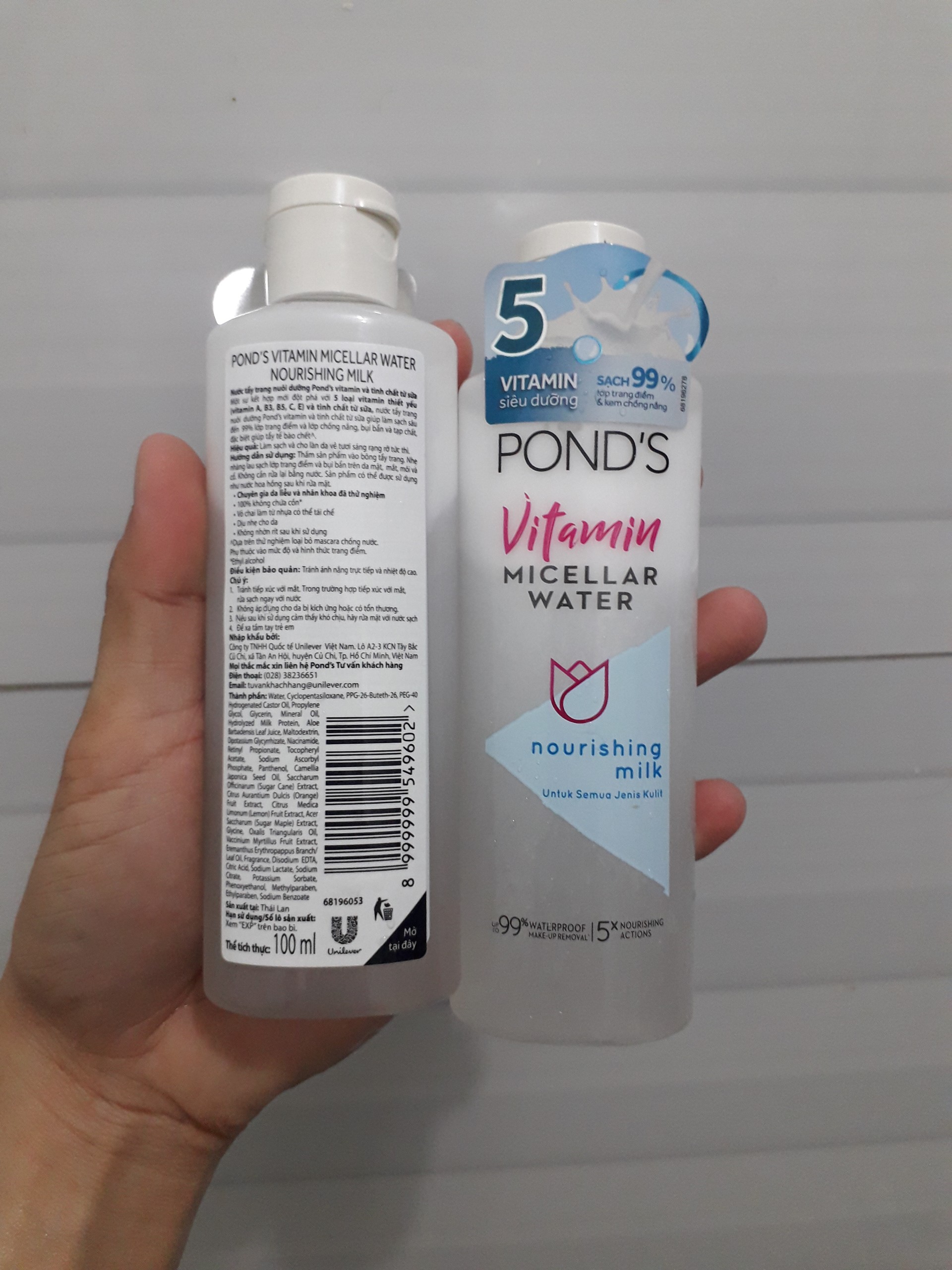 Sữa Và Nước Tẩy Trang Ponds 100Ml ( Ngẫu Nhiên )