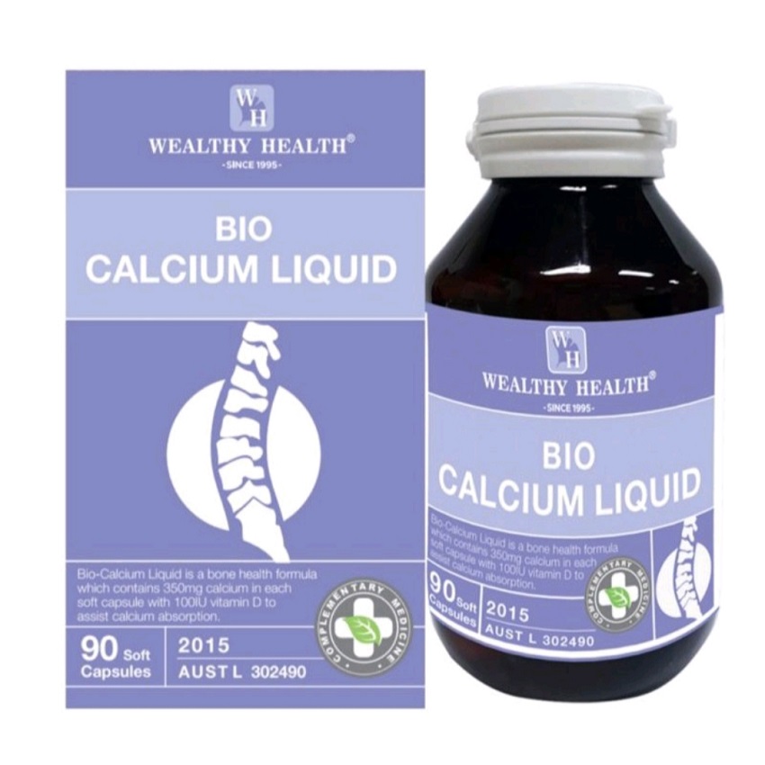 [Nhập Khẩu Úc] Bio Calcium Liquid Giúp Tăng Chiều Cao Làm Giảm Còi Xương Ở Trẻ Nhỏ Và Giảm Loãng Xương Ở Người Lớn Lọ 90 Viên