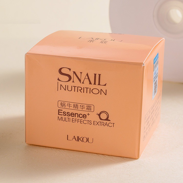 Kem Dưỡng Trắng Da Ốc Sên Snail Nutrition Essence+ Laikou Trẻ Hóa Giúp Da Mịn Màng - Z149 - E3T2