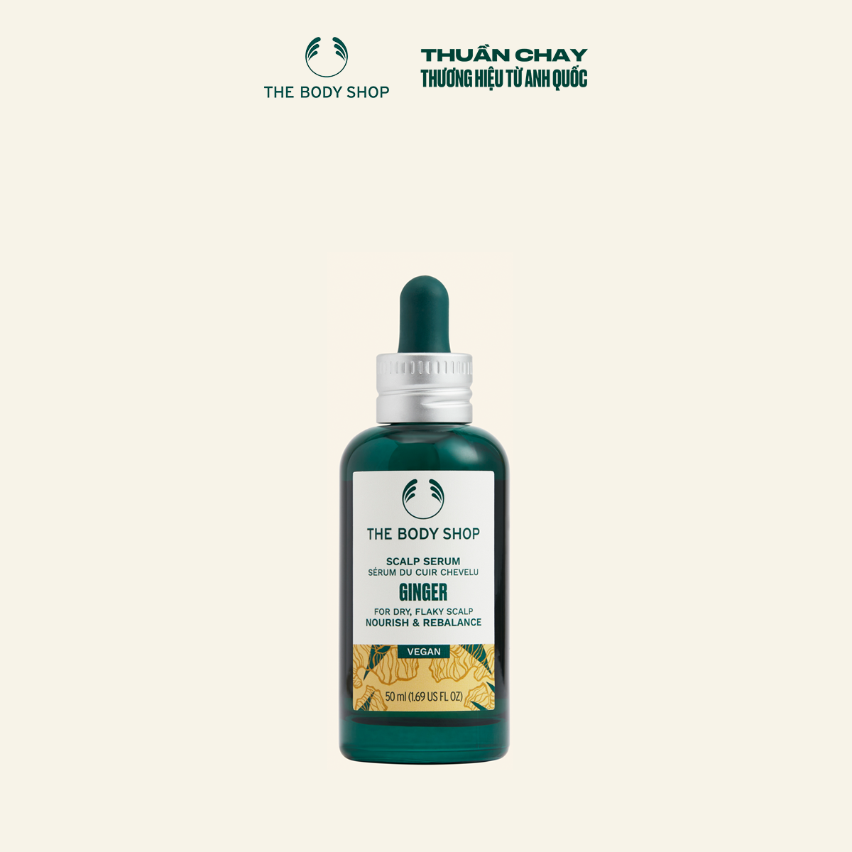 Tinh Chất Chăm Sóc Da Đầu GINGER SCAPL SERUM 50ML The Body Shop