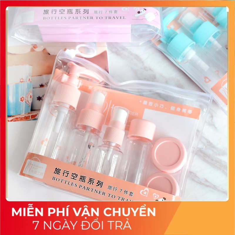 Bảo Hành 6 Tháng Bộ Sang Chiết Mỹ Phẩm 6 Món Tiện Dụng Bottles Partner To Travel