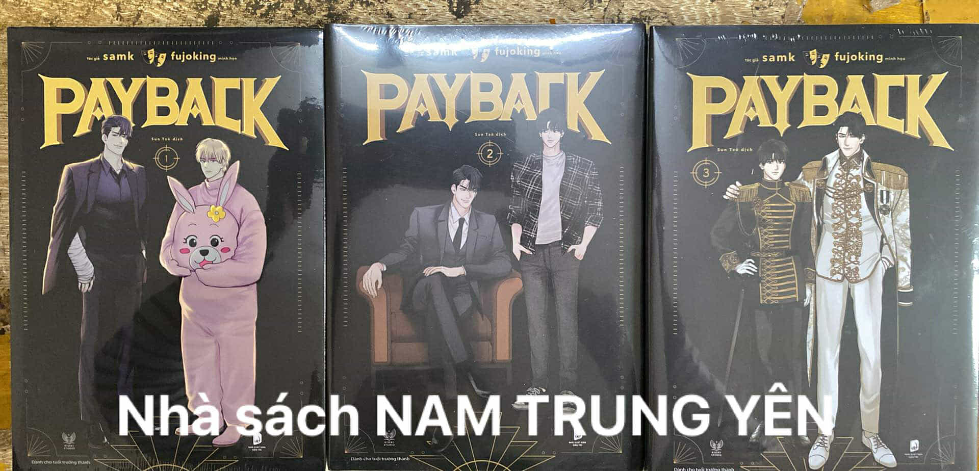 Sách - PAYBACK - samk (Tập 1-4) - TẶNG QUÀ COMBO