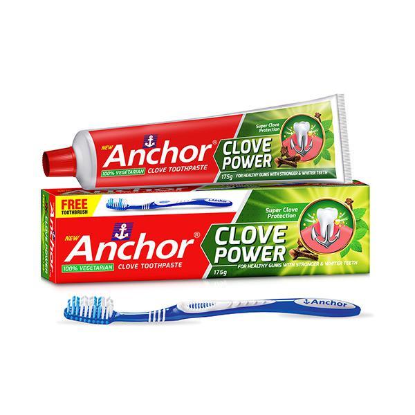 [Hcm]Kem Đánh Răng Anchor Clove Power 175G( Tặng Kèm Bàn Chải Đánh Răng ) - Thương Hiệu Anh Quốc