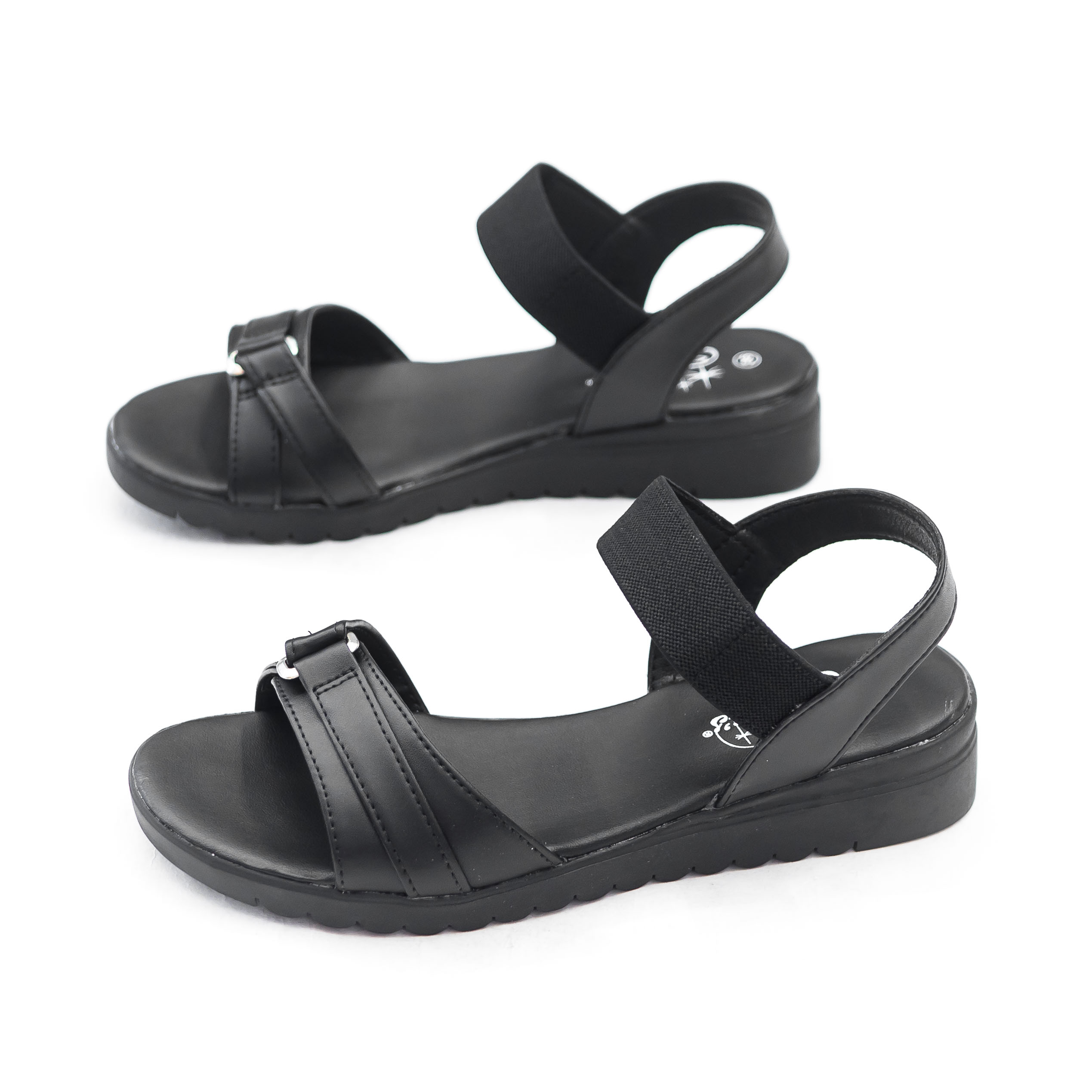 [Hoàn Xu] GIÀY SANDAL QUAI HẬU NỮ BITIS THỜI TRANG BTW000288 (ĐEN FULL +  ĐEN + NÂU + KEM) - BITIS