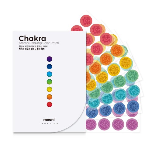 [Hcm]Miếng Dán Nhiệt Yoga Giảm Đau Mỏi Cơ Chakra Aroma Relaxing Color Patch