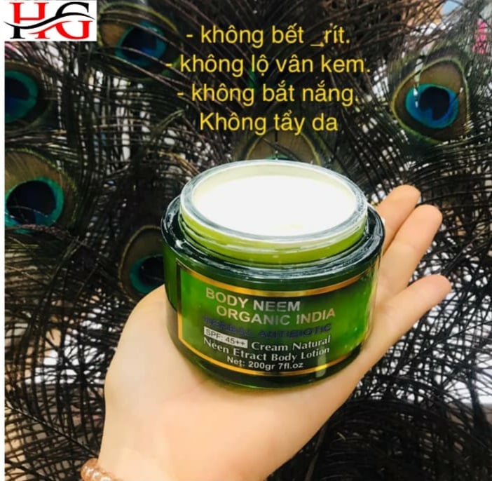 [Hcm]Kem Dưỡng Trắng Body Neem Organic India