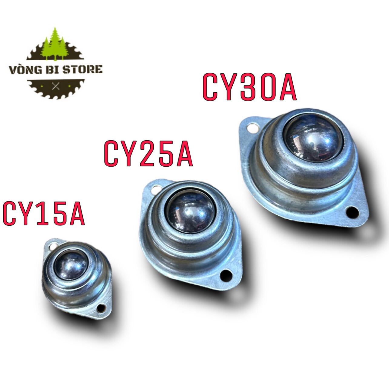 Con Lăn Dẫn Động Đa Hướng Dạng Bi Tròn Bằng Thép CY15A CY25A CY30A Chất Lượng