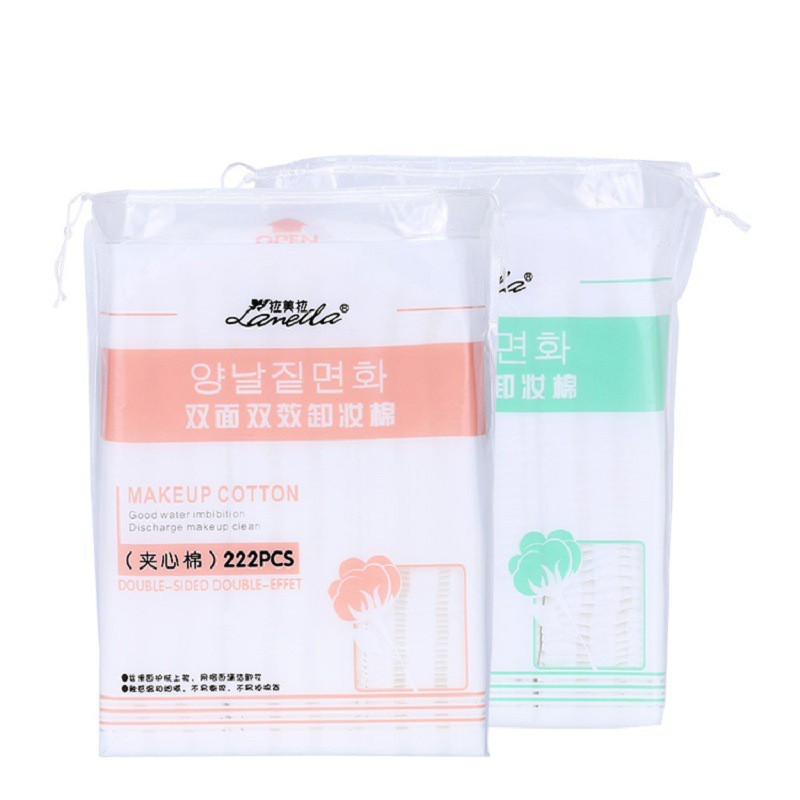 [HCM]Bông Tẩy Trang Lameila 222 Miếng Chính Hãng