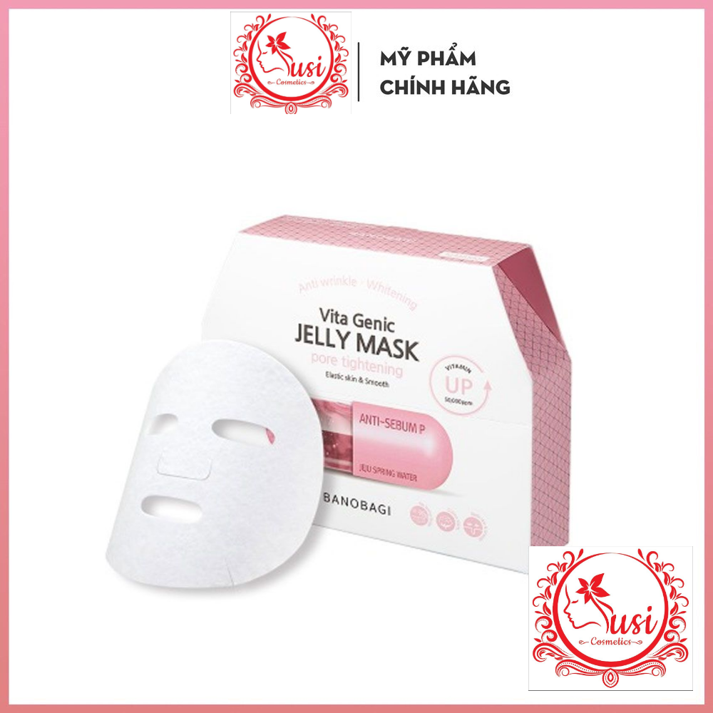 [Hcm][Mẫu Mới] [Hồng - Tím - Xanh] Mặt Nạ Banobagi Vita Genic Jelly Mask 30G Nội Địa Hàn