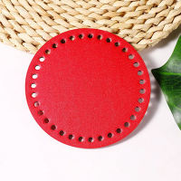 CANAMEK 22x10Cm Dài Dưới Cho Dệt Kim Túi PU Da Cơ Sở Túi Handmade Dưới Với Lỗ Tự Làm Crochet Túi Phụ Kiện Phía Dưới