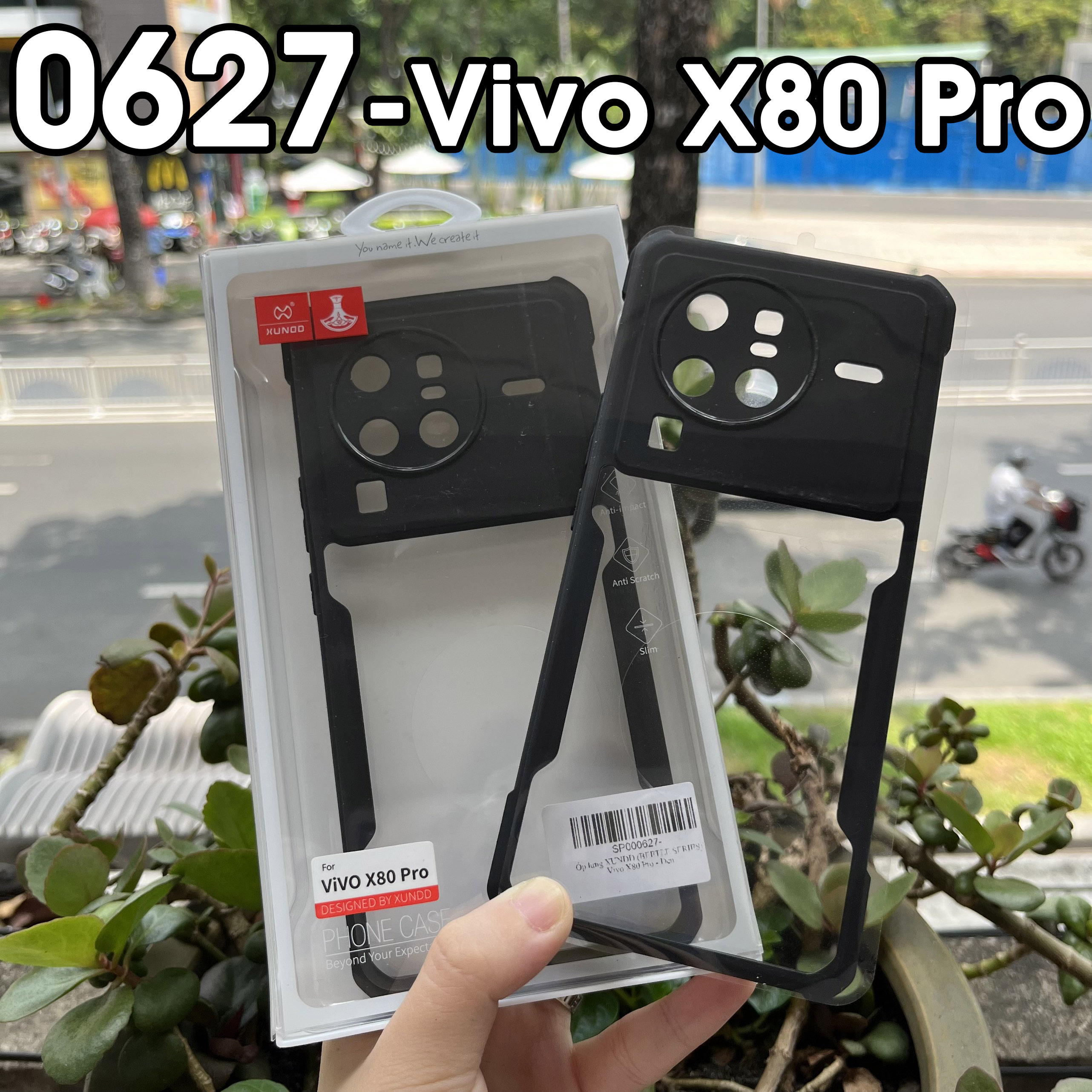 [Giao Hỏa Tốc] Ốp lưng XUNDD Vivo X80 / X80 Pro - Chống shock Viền TPU Mặt lưng trong