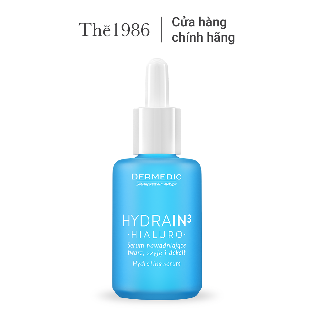 [HCM][Quà Tặng Kèm] Serum cấp nước cho da khô HYDRAIN3 HIALURO Hydrating Serum For Face Neck And Decolltage Dermedic - 5906739783199 - The 1986vn