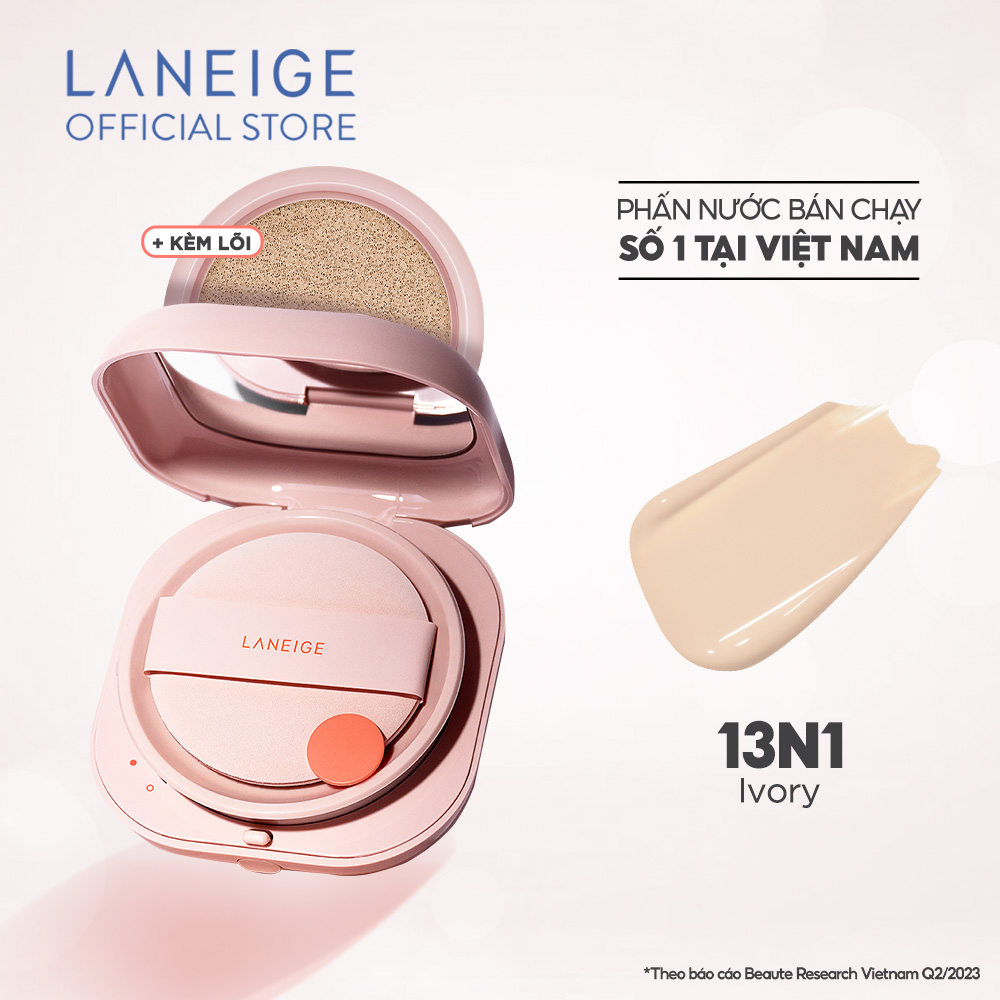 Phấn Nước Cho Lớp Nền Căng Bóng Tự Nhiên 24H Laneige Neo Cushion Glow 15G+ Kèm Lõi