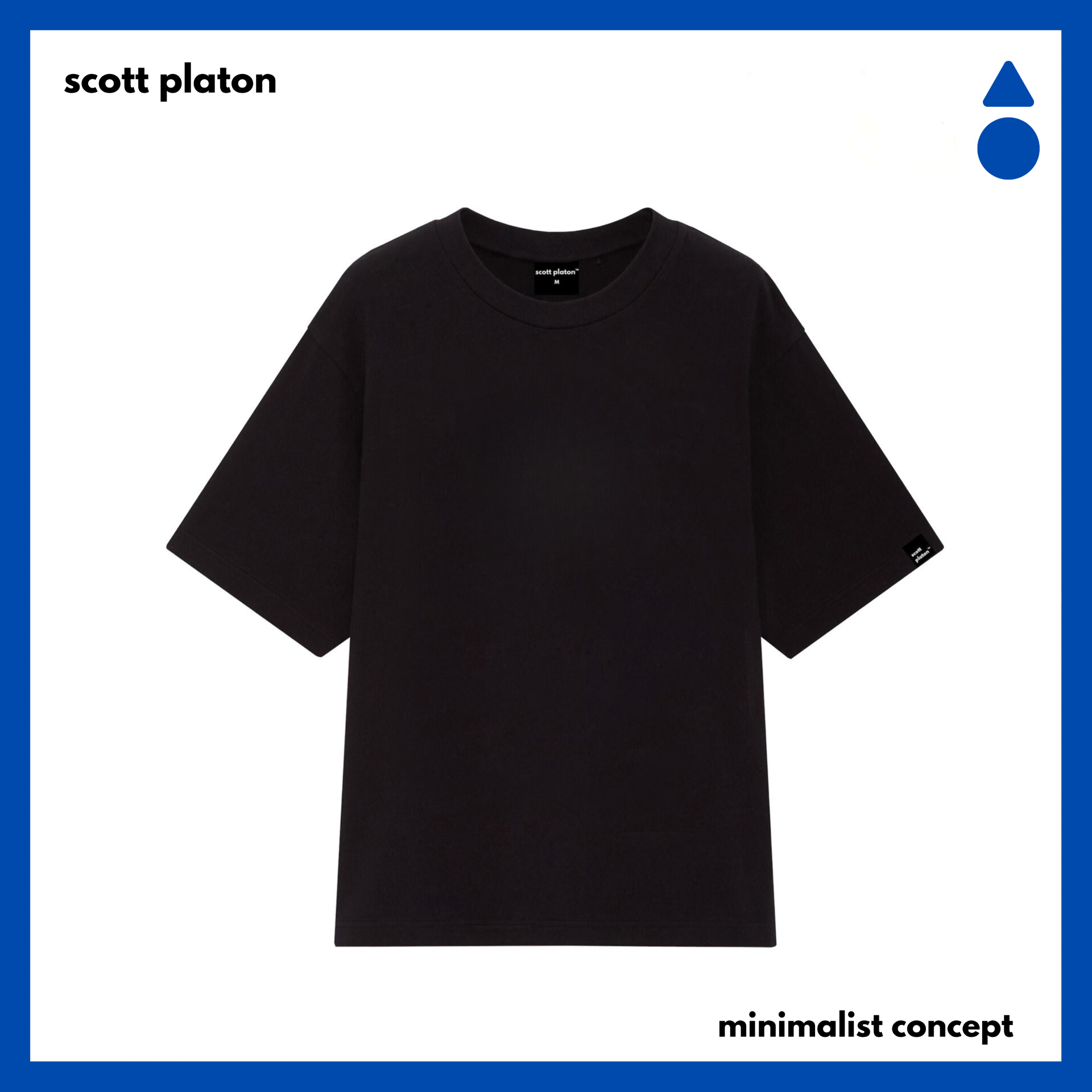 Scott Platon Áo thun BASIC TEE - Chất liệu cotton dày dặn đứng form