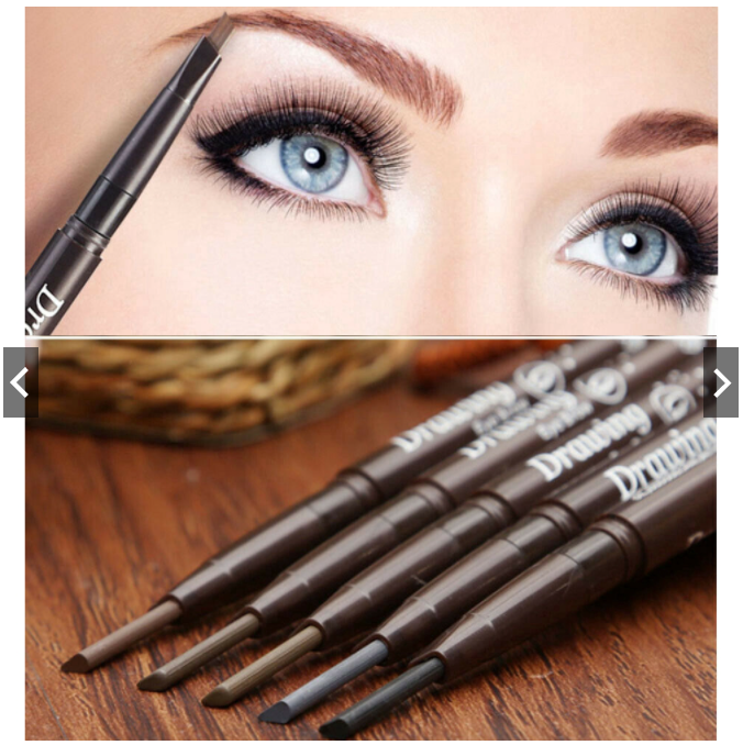 [Hcm]Bút Kẻ Lông Mày Kháng Nước Tự Động Bền Màu Dùng Trang Điểm Tiện Dụng