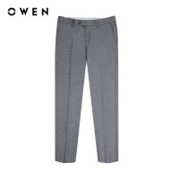 OWEN - Quần tây Carrot Fit QCAT231722 màu Ghi chất liệu Rayon - Polyester - Spandex