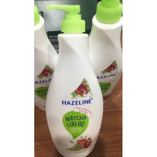 Sữa Dưỡng Thể Trắng Da Toàn Thân Hazeline Matcha Lựu Đỏ 370ml