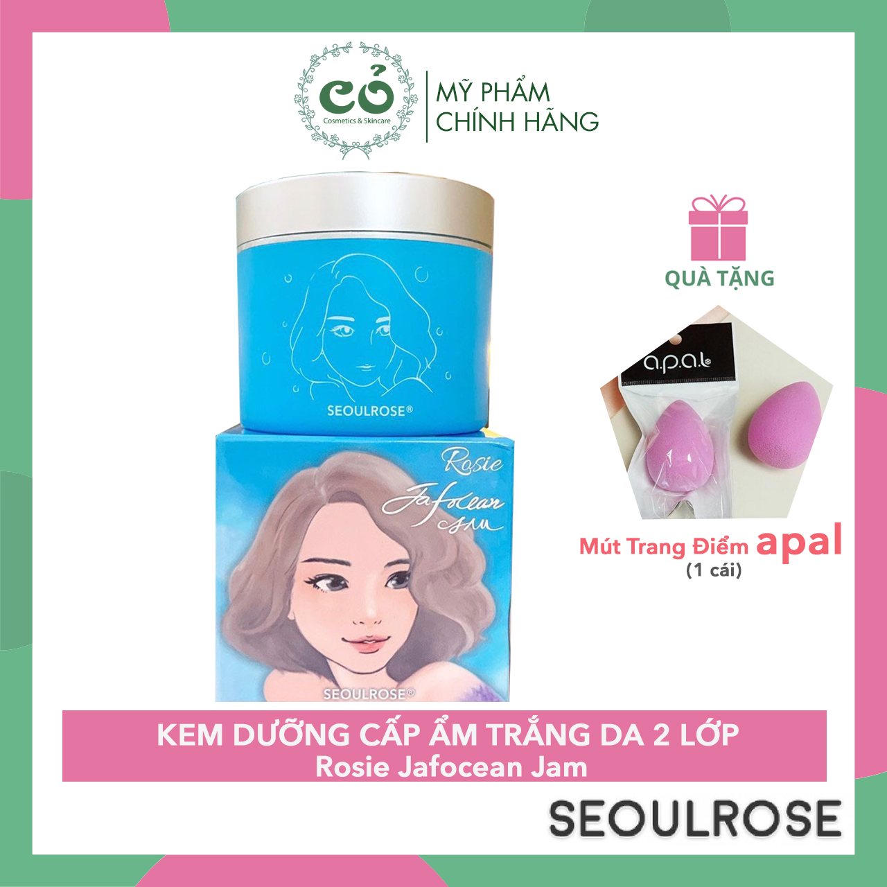 [Hcm]Kem Dưỡng Trắng Da Rosie Jafocean Jam (Mẫu Mới)