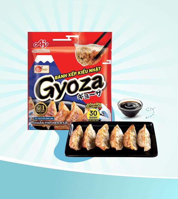 Bánh xếp kiểu Nhật Gyoza Ajinomoto - bịch 114g 6 cái (giao hcm)