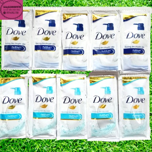 Dây Sữa Tắm Dove Dưỡng Ẩm/Dịu Mát 6G
