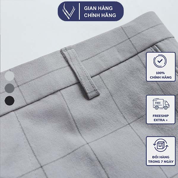 Quần Âu Nam Kẻ Karro Cotton Hoạ Tiết Kẻ Karo Quần âu nam Cao Cấp Form Đẹp Quan Au Nam Dep Karo Thươn