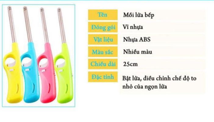 Cây mồi bếp cồn - Súng mồi bếp ga - Dụng cụ mồi lửa siêu nhạy Dụng Cụ Mồi Bếp Đa Năng Dụng cụ đánh l