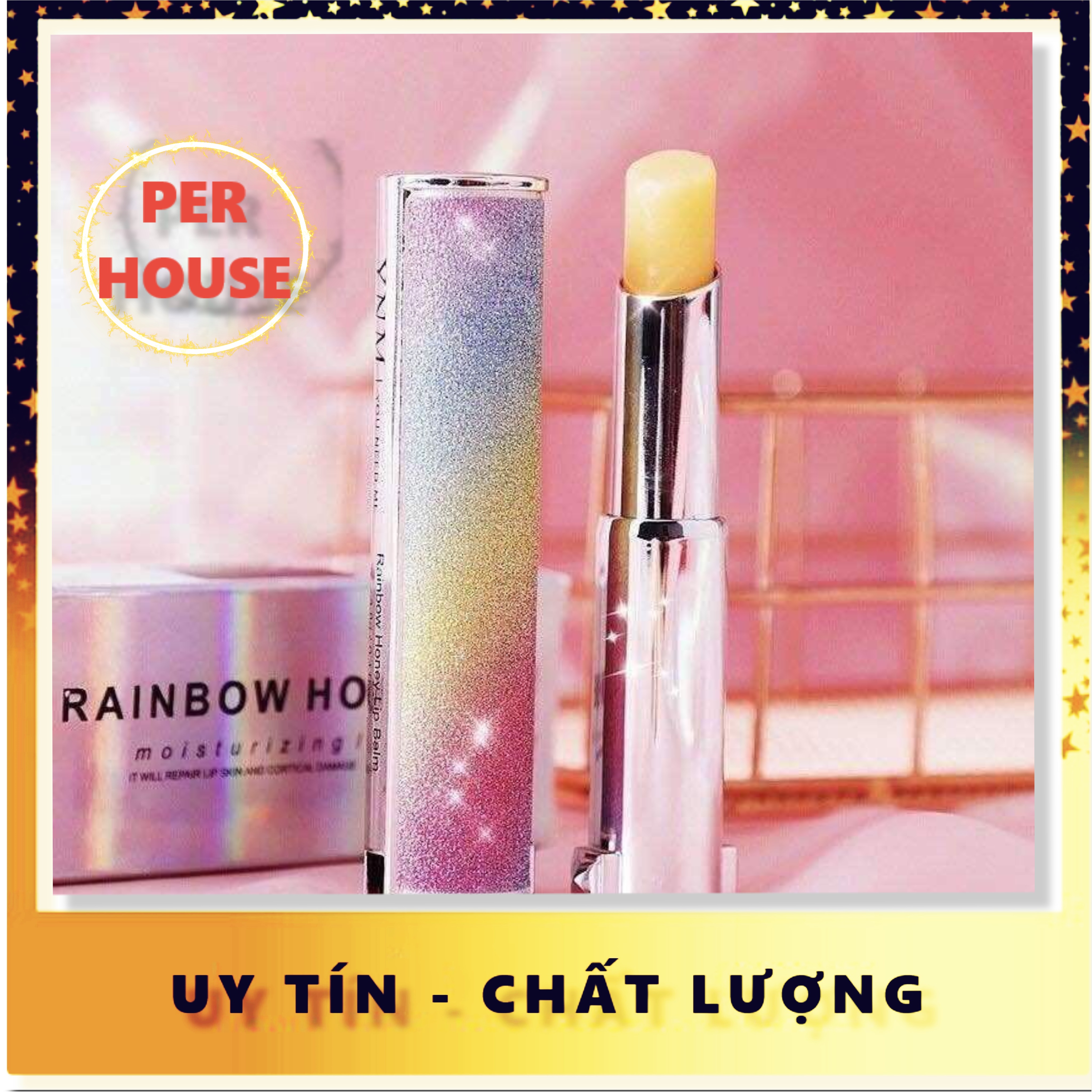 [Son Đẹp] Son Dưỡng Đổi Màu Ynm Rainbow Honey Lip Balm Sản Phẩm Tốt Chất Lượng Cao Cam Kết Như Hình An Toàn Cho Người Sử Dụng Huyển Màu Son Tuỳ Nhiệt Độ Và Thời Tiết Hay Độ Ph Môi.