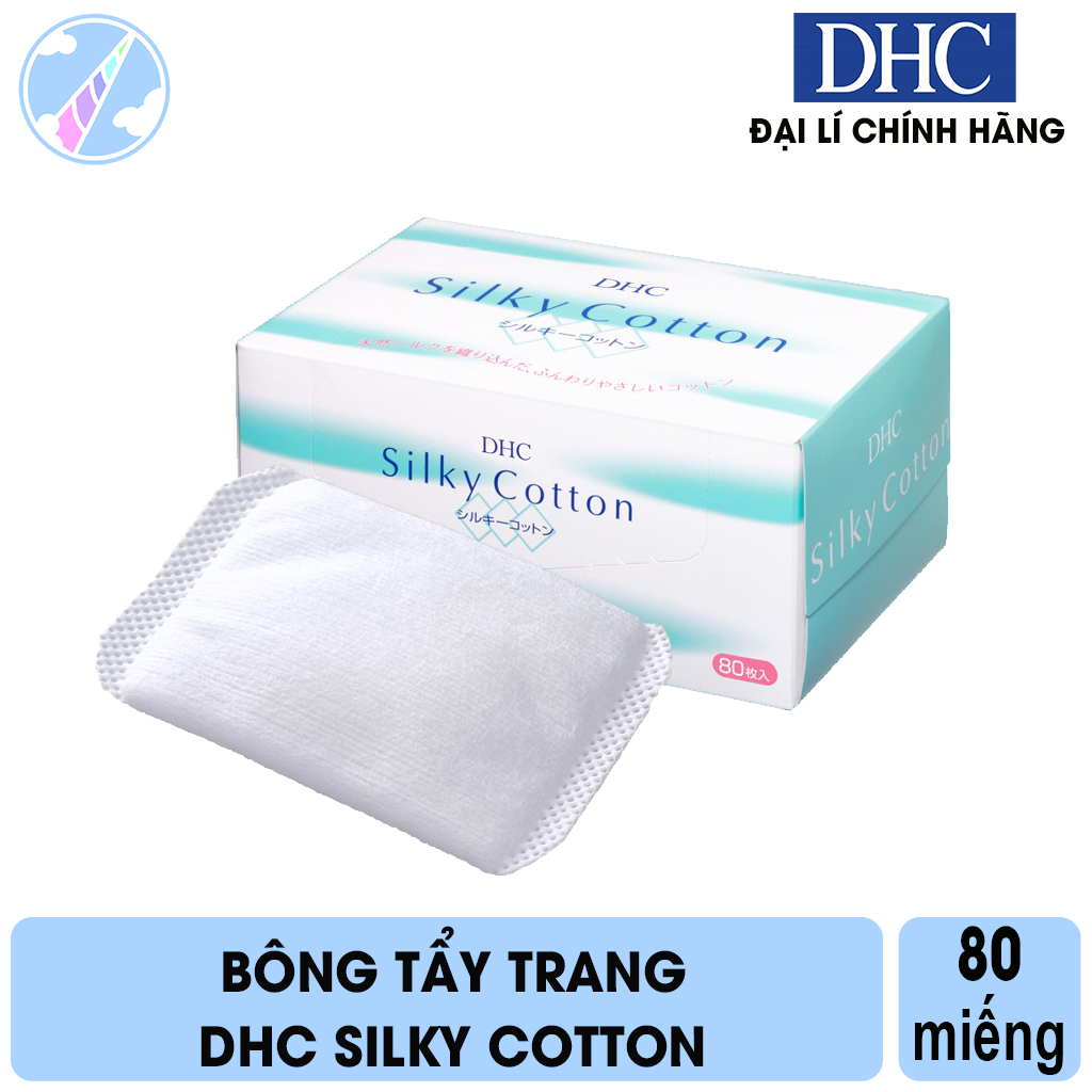 [Hcm]Bông Tẩy Trang Dhc Silky Cotton 80 Miếng