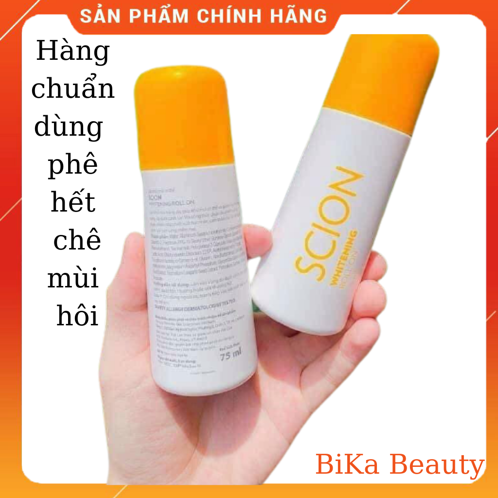 Lăn Khử Mùi Scion Nuskin 75Ml Của Mỹ - Ngăn Mùi Hôi Nách Không Làm Ố Quần Áo Khô Thoáng 24H