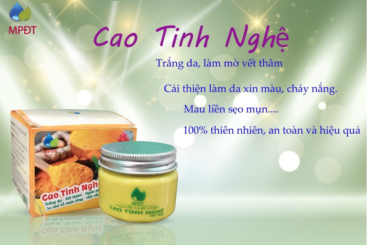 Cao tinh nghệ (100% thiên nhiên) hàng mới  chính hãng