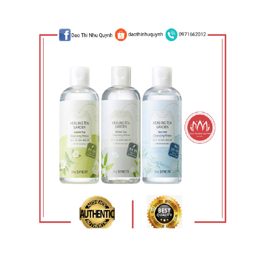 Tẩy Trang The Saem Healing Tea Cleansing Water Daothinhuquynh | Greentea Cam Kết Hàng Đúng Mô Tả Chất Lượng Đảm Bảo An Toàn Đến Sức Khỏe Người Sử Dụng Đa Dạng Mẫu Mã Màu Sắc Kích Cỡ