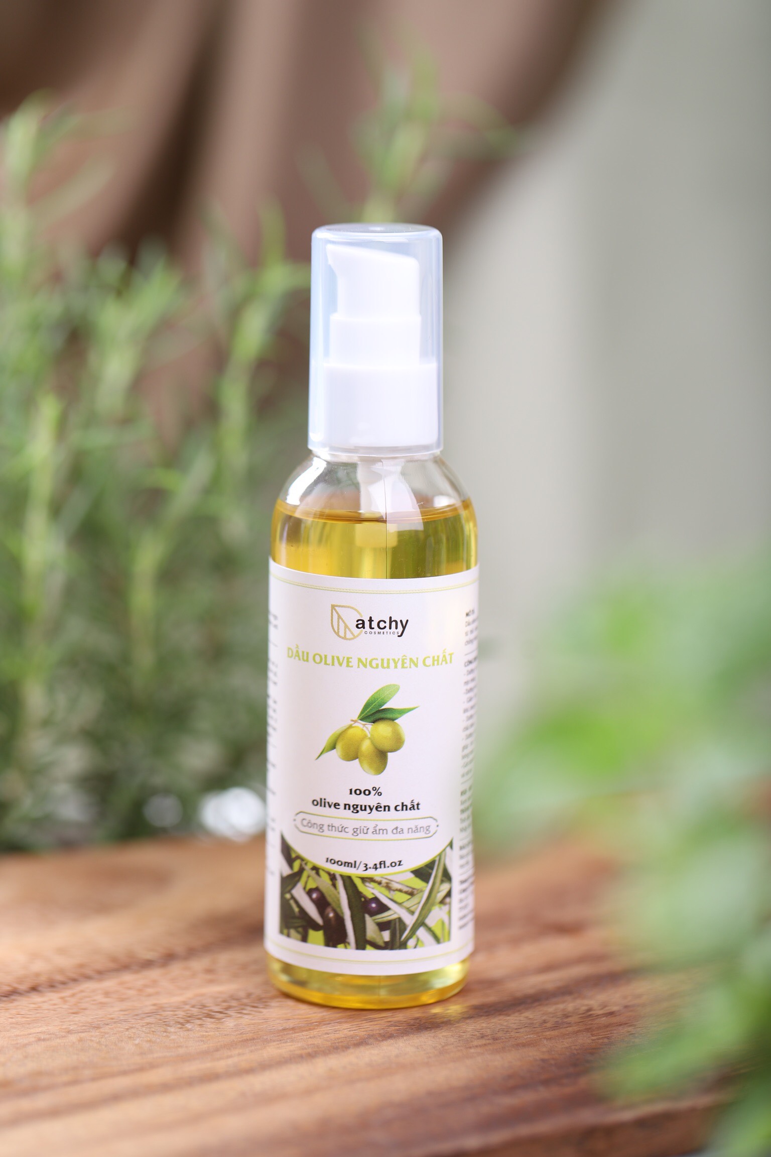 Dầu Olive nguyên chất CatChy – Công thức giữ ẩm đa năng giúp mái tóc luôn mềm mượt