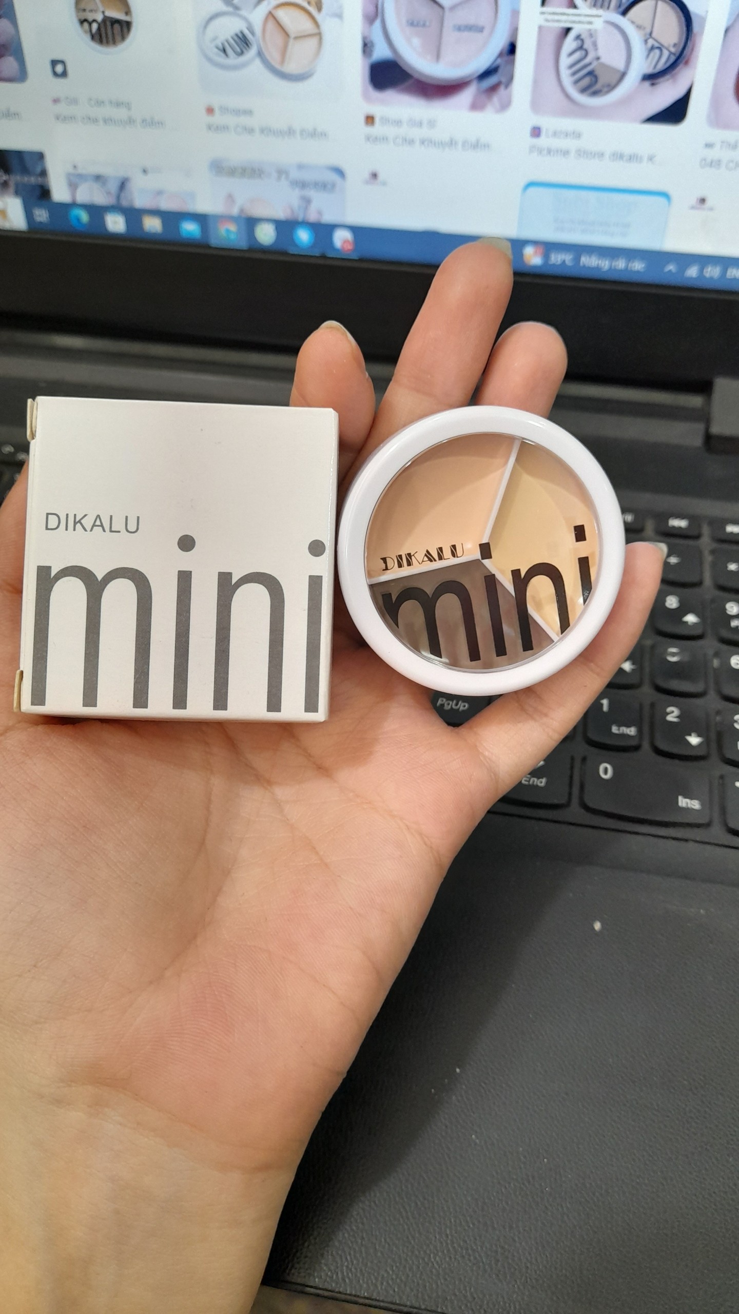 Kem che khuyết điểm và tạo khối Dikalu mini #3