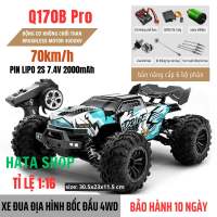 Xe Đua Địa Hình Điều Khiển Từ Xa Q170B Pro Tốc Độ Cao 70km/h Động Cơ Không Chổi Than Tỉ Lệ 1/16 Brushless Motor Bản Nâng Cấp Pin 2000mAh