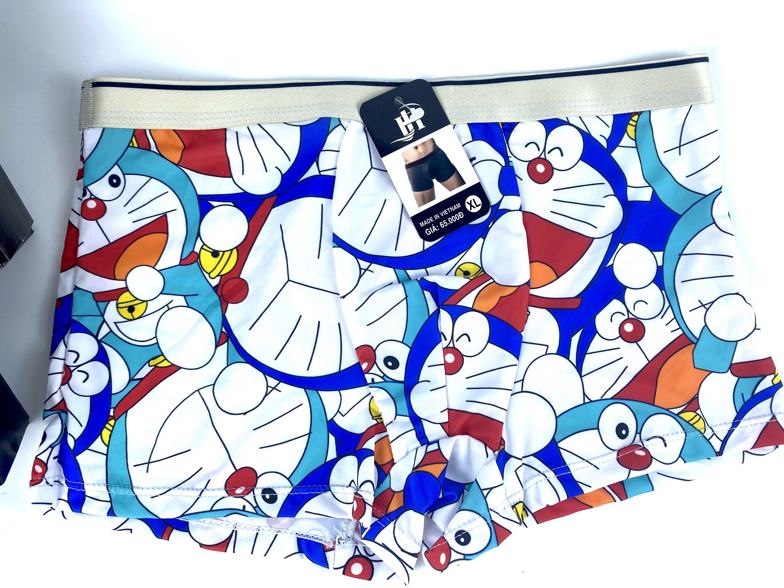 [Hoàn Tiền 15%] Quần lót nam sịp đùi thun lạnh họa tiết hoạt hình-Đoremon chuột mickey..[GIAO HÌNH N