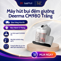 Máy hút bụi giường nệm Deerma CM980 lực hút 13000Pa sấy khô bằng khí nóng kèm tia UV khử khuẩn - Bảo hành 12 tháng