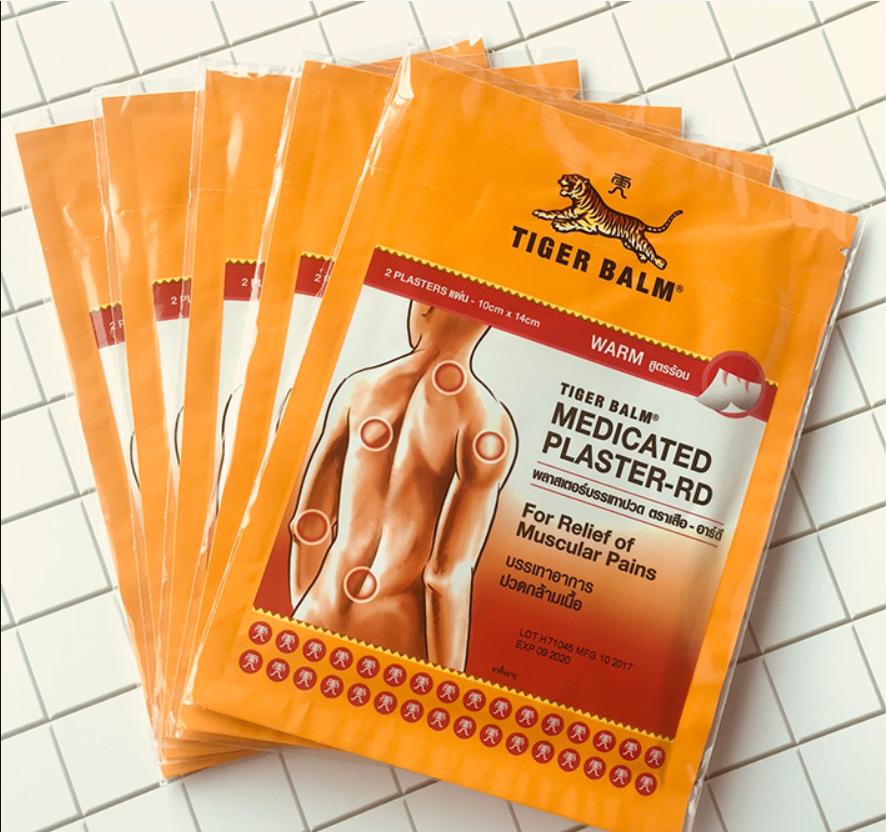 [HCM]Cao Dán Con Hổ Thái Lan - Tiger Balm Medicated Plaster-RD Warm &amp; Cool &amp; Back Patch