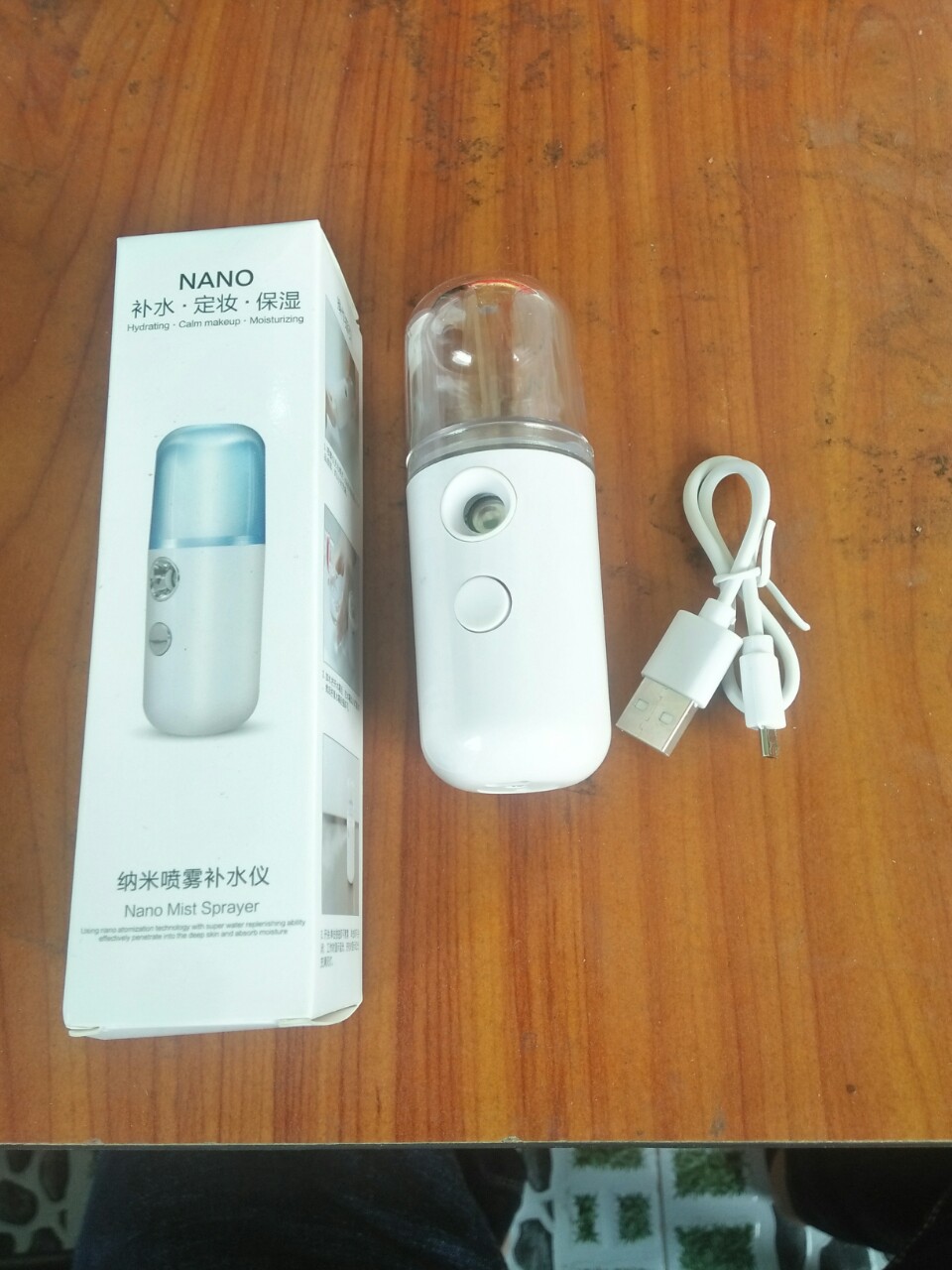 [HCM]Máy xịt khoáng NaNo Mini Cầm Tay Hỗ Trợ Dưỡng Da Cấp Nước Tối Đa