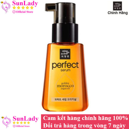 Tinh chất dưỡng tóc phục hồi tóc Mise En Scène Perfect Serum (Màu Vàng Morocco) #Original 80ml - Serum dưỡng tóc Perfect - Dầu dưỡng tóc Miseen Perfect