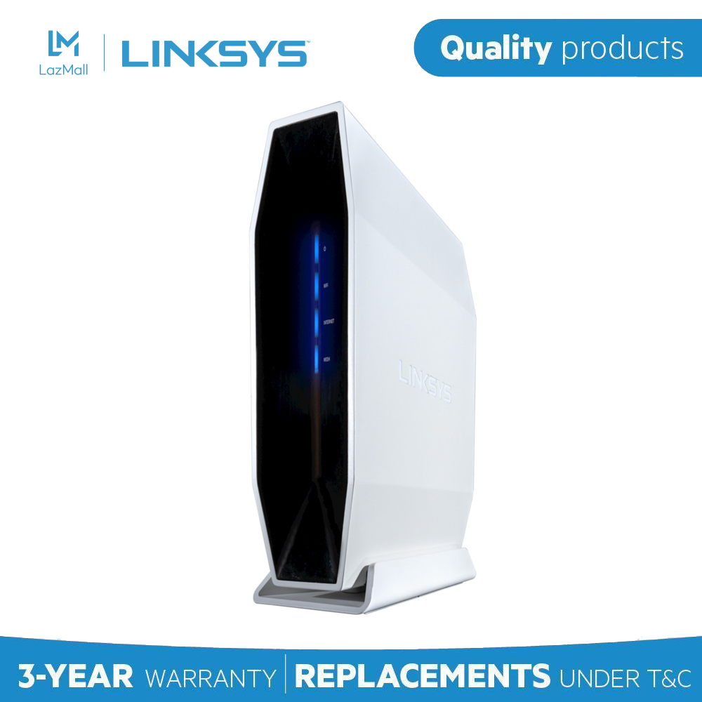 Bộ Phát WiFi 6 Băng Tần Kép AX5400 LINKSYS E9450 Công nghệ EasyMesh Phủ sóng tới 230m2 Chịu tải 40+