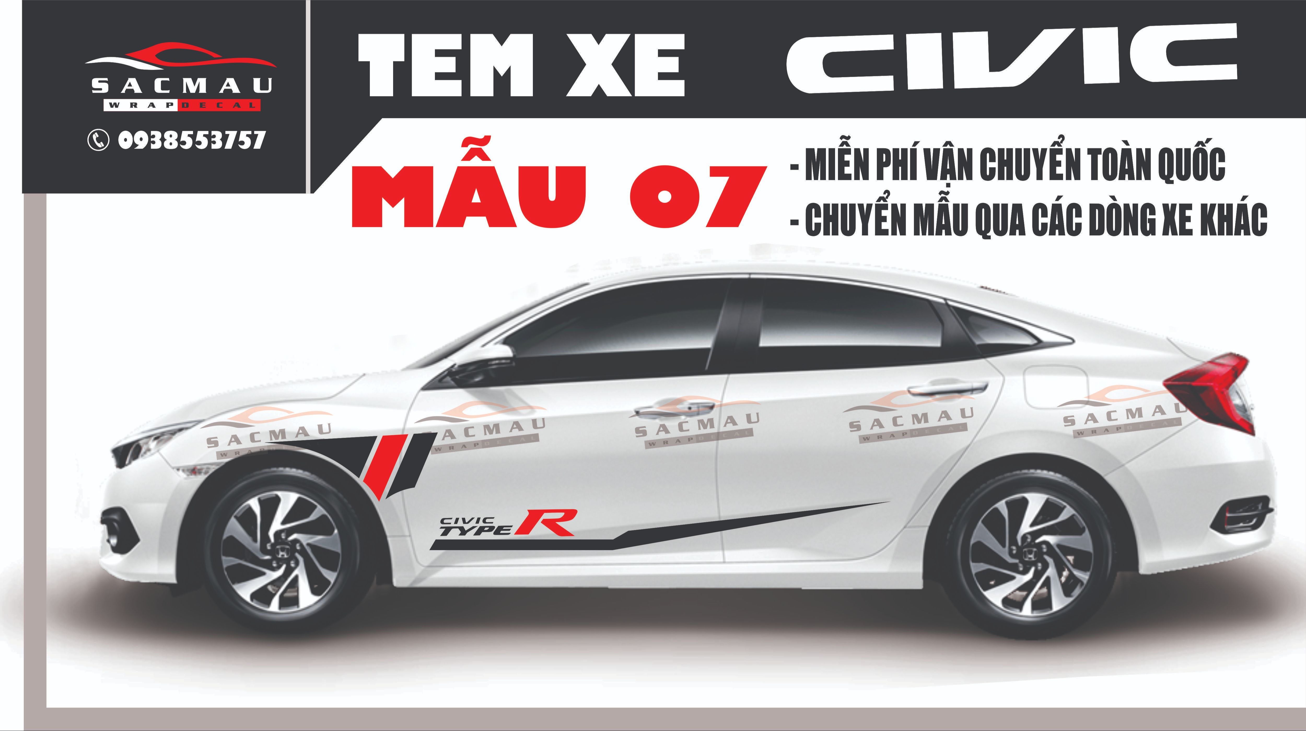 TEM XE HONDA CIVIC