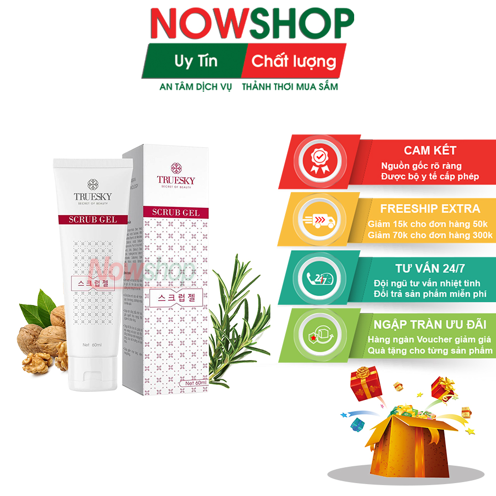 [Hcm]Gel Tẩy Tế Bào Chết Da Mặt Nhanh Chóng An Toàn Cho Mọi Loại Da Giúp Làm Sạch Da Mặt Và Làm Mờ Thâm Sạm Scrub Gel 60Ml