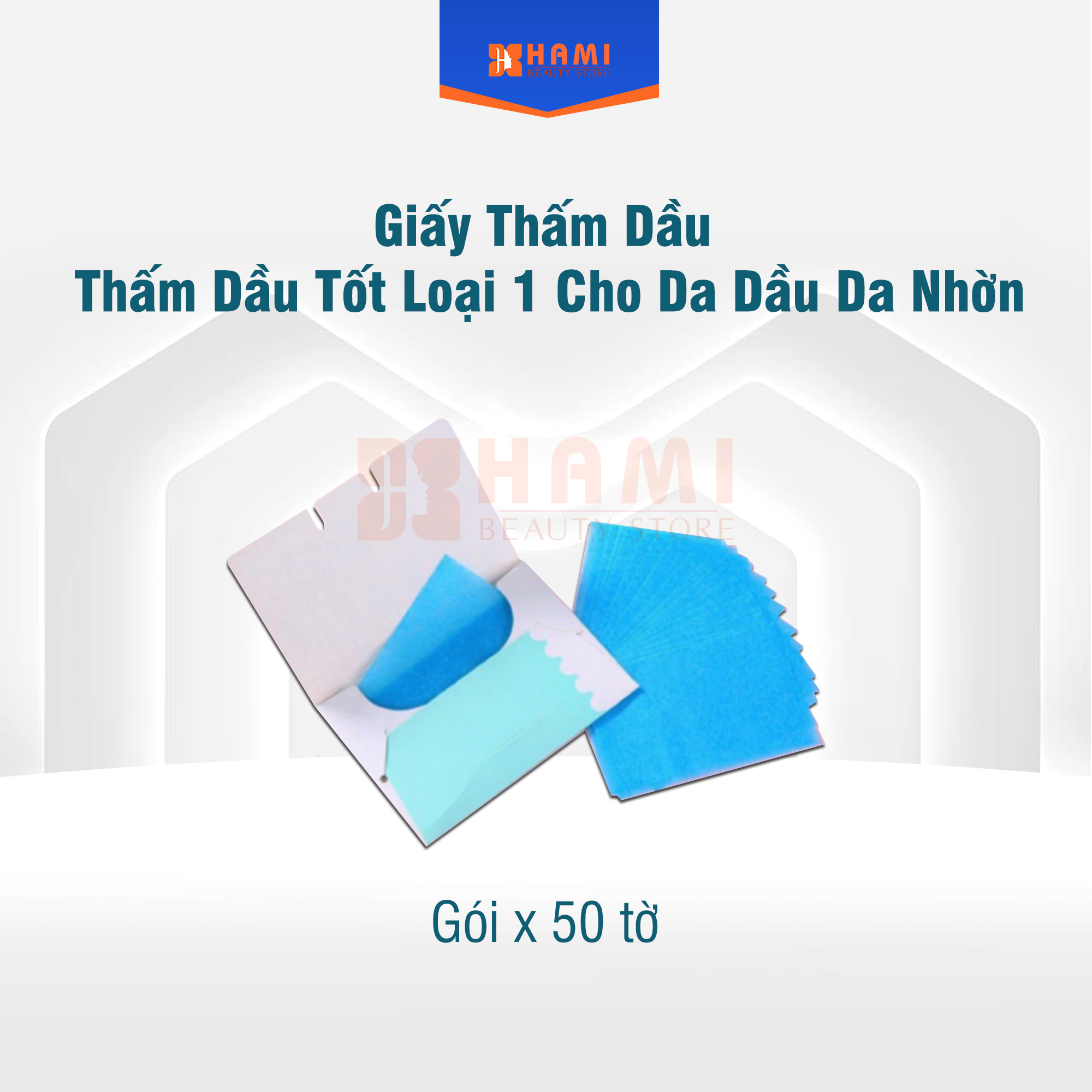 Giấy Thấm Dầu Gói 50 Tờ Siêu Rẻ Thấm Dầu Tốt Loại 1 Cho Da Dầu Da Nhờn